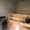 Estufa Harvia Wall Black Steel para Sauna