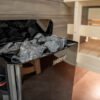 Estufa Harvia Wall Black Steel para Sauna
