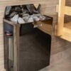 Estufa Harvia Wall Black Steel para Sauna