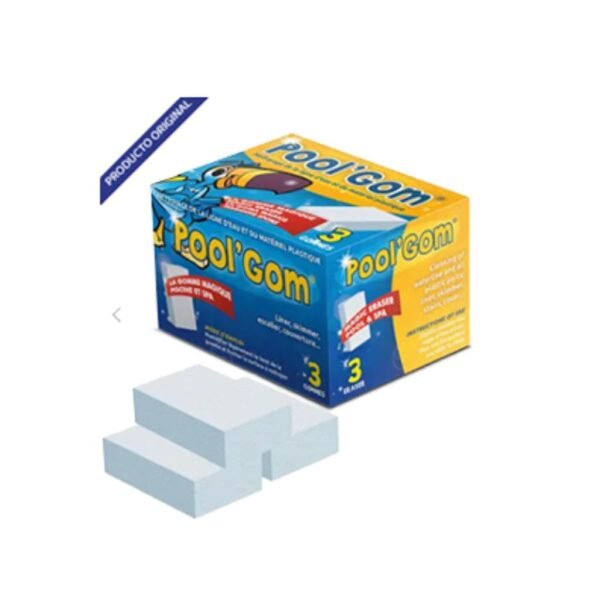 Gomas limpiadoras Toucan Pool’Gom para línea de flotación en piscina y spa – Pack de 3