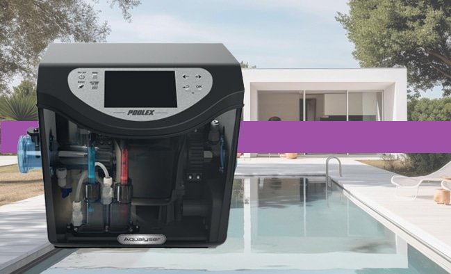 Pantalla digital clorador Aqualyser con pH y ORP