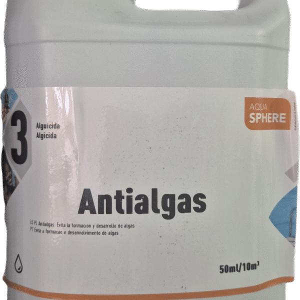 Antialgas piscina 5L AquaSphere – elimina y previene algas verdes