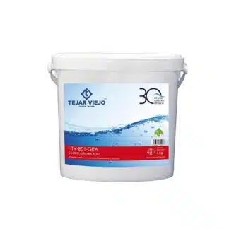 Cloro granulado disolución lenta HTV-801 Tejar Viejo 5 kg 16 Tu Piscina Tenerife Cloro granulado disolución lenta HTV-801 Tejar Viejo 5 kg