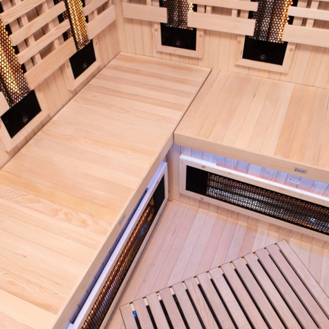 Sauna infrarrojos SENSE Dual Healthy 2 plazas angular 2 Sauna infrarrojos SENSE Dual Healthy 2 plazas angular - Imagen 2