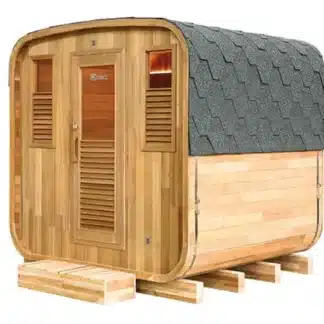 Sauna exterior Gaïa Nova 6 plazas (pack completo)