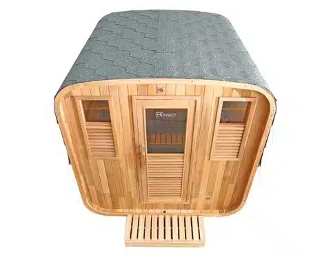 Sauna exterior Gaïa Nova 6 plazas (pack completo) 5 Sauna exterior Gaïa Nova 6 plazas (pack completo) - Imagen 5