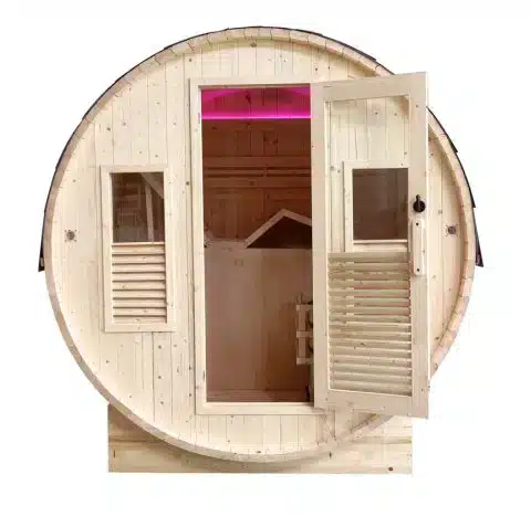 Sauna exterior Gaïa Bella 3 plazas (pack completo) 6 Sauna exterior Gaïa Bella 3 plazas (pack completo) - Imagen 6