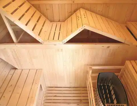 Sauna exterior Gaïa Bella 3 plazas (pack completo) 5 Sauna exterior Gaïa Bella 3 plazas (pack completo) - Imagen 5