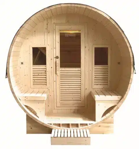 Sauna exterior Gaïa Luna 6 plazas (pack completo) 4 Sauna exterior Gaïa Luna 6 plazas (pack completo) - Imagen 4