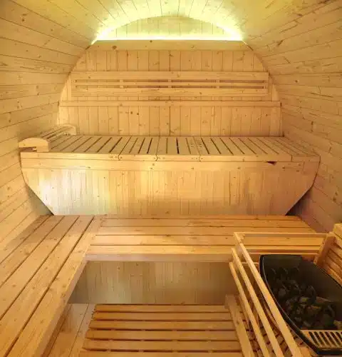 Sauna exterior Gaïa Luna 6 plazas (pack completo) 5 Sauna exterior Gaïa Luna 6 plazas (pack completo) - Imagen 5