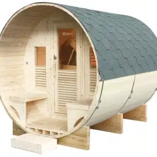Sauna exterior Gaïa Luna 6 plazas (pack completo)