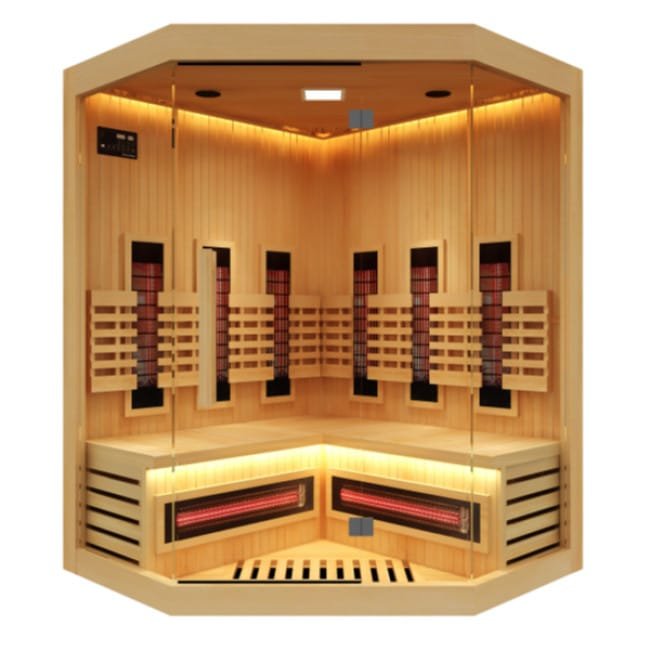 Sauna infrarrojos SENSE Dual Healthy 2 plazas angular 4 Sauna infrarrojos SENSE Dual Healthy 2 plazas angular - Imagen 4